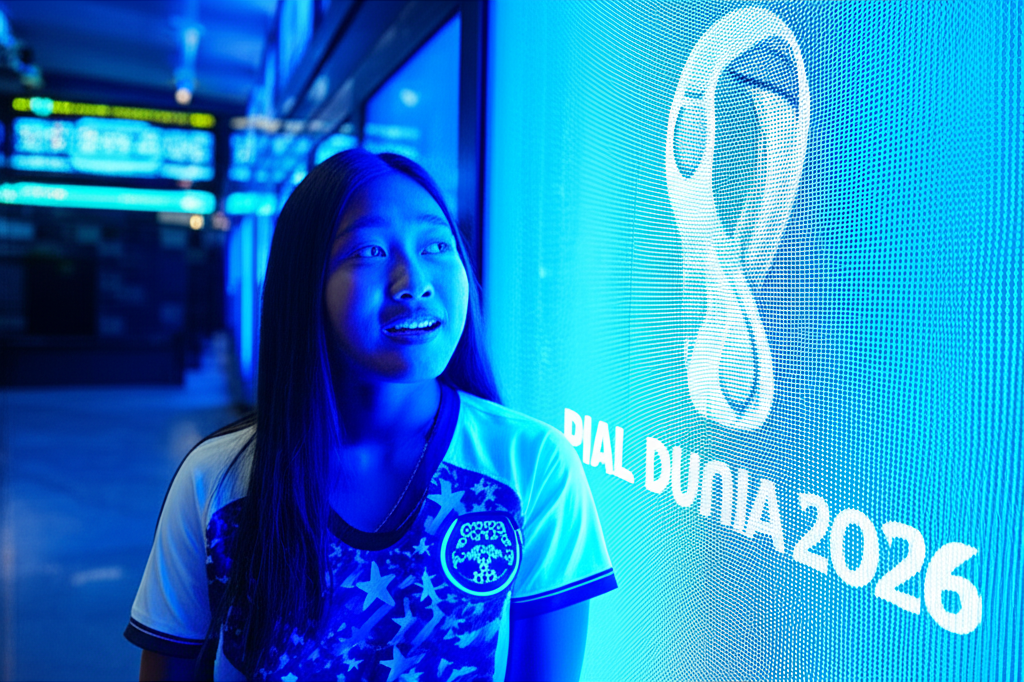 Ekspresi Fan 18 Tahun Saat Lihat Logo Piala Dunia 2026 di Layar